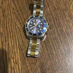 Reginald 2 Tone Watch Gold And Silver 
