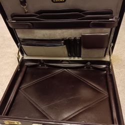 LG leather brief case