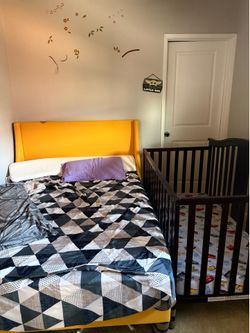 Race car bed,full size bed, crib, mattresses for sale