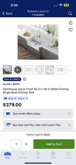 Farmhouse Sink