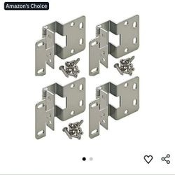 Five-Knuckle Hinge - Grade 1, for 3/4" Door Thickness, Institutional Hinge, Dull Chrome Powder Finish, 4 pack