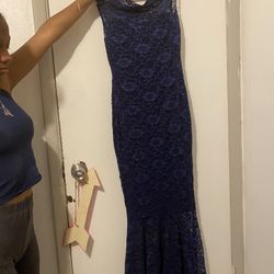 royal blue homecoming dress