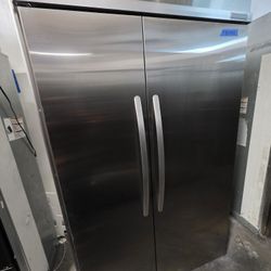 48" KITCHENAID BUILT IN STAINLESS STEEL REFRIGERATOR 