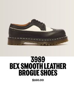 Dr. Martens 3989 Bex Smooth Leather Brogue Shoes