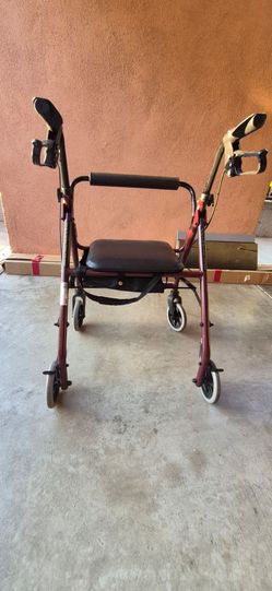 NEW walker with seat and storage