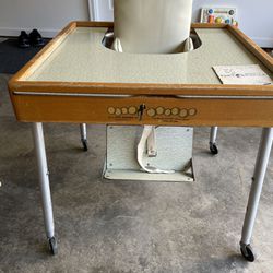 1950S Baby Butler High Chair, Play Table