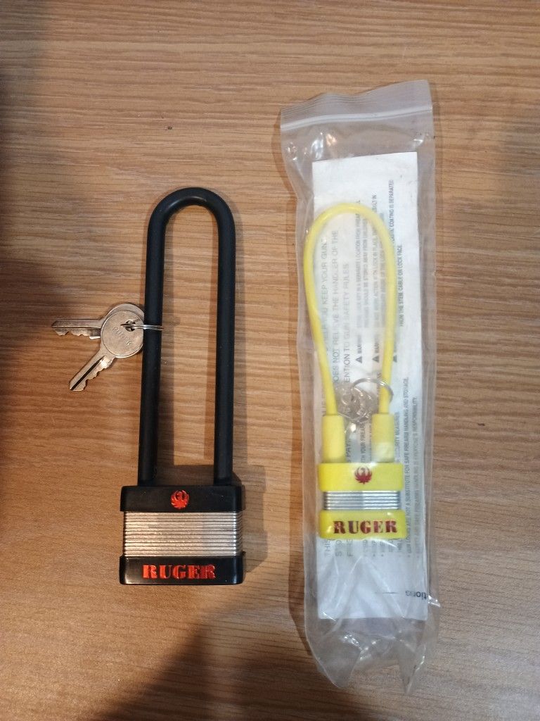 2 Gun Safety Padlocks