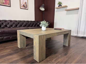 Luxury Handcrafted Solid Pine Coffee Table – Brand New