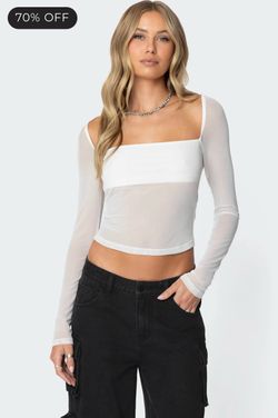 Edikted Marta Mesh top