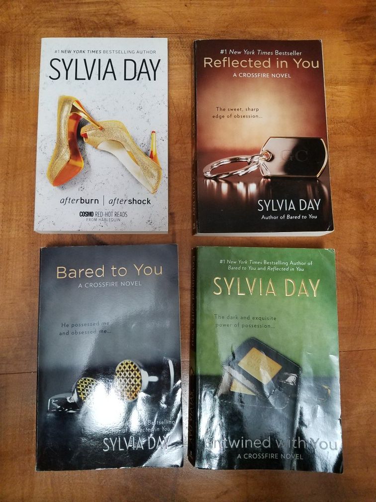 Sylvia Day Set of 4 Soft Back Books