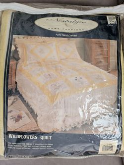 Hand Crafted Quilt - King
