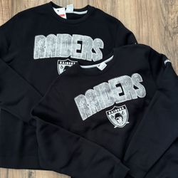 New Men’s Size Large Nike Las Vegas Raiders Crewneck Sweatshirt