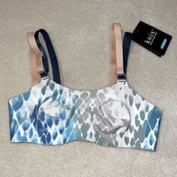 Knix Evolution Bra-Blue Pattern- Size 1 