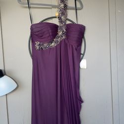 XSCAPE Deep Purple Beaded