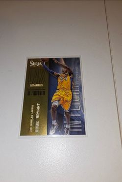 2012-13 Select Basketball KOBE BRYANT In Flight Selections Insert #16 LA Lakers
