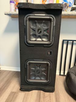 Dual 12" Kicker L7 Subs with Amp