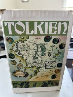 The Lord of The Rings Trilogy by Tolkien (Ballantine Books) 1975 Fourth Printing
