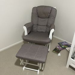 Rocking Chair with Foot Rest