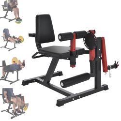 CuisinSmart Leg Extension Machine,Adjustable Leg Curl Extension with Rotary Leg Extension for Home Gym,Weight Bench with Back Extension,Leg Press Work