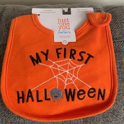 My First Halloween Teething Bib