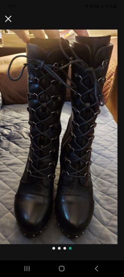 Goth High heel boots! 