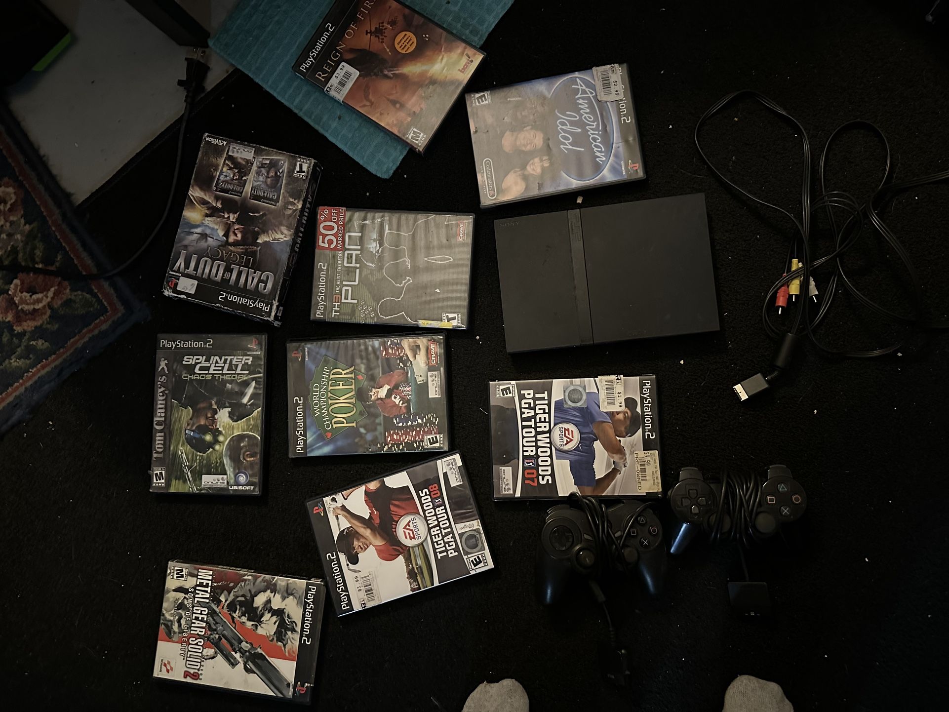Ps2 With 9 Games 2 Controllers And RCA Jacks Make Offer