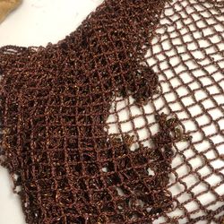 Shawl Made With Beads And Sequins