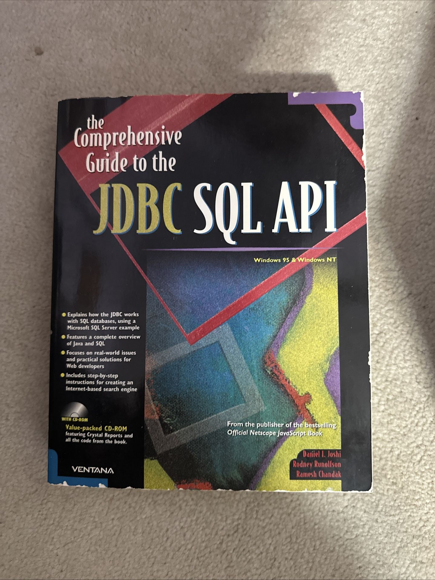 Vintage Computer Book: The Comprehensive Guide To The JDBC SQL API