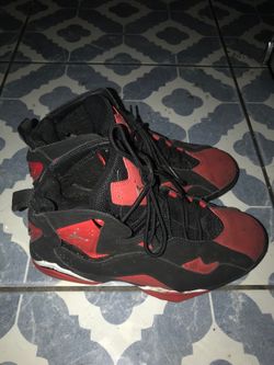 Jordan True Flight Black Red Mens shoes
