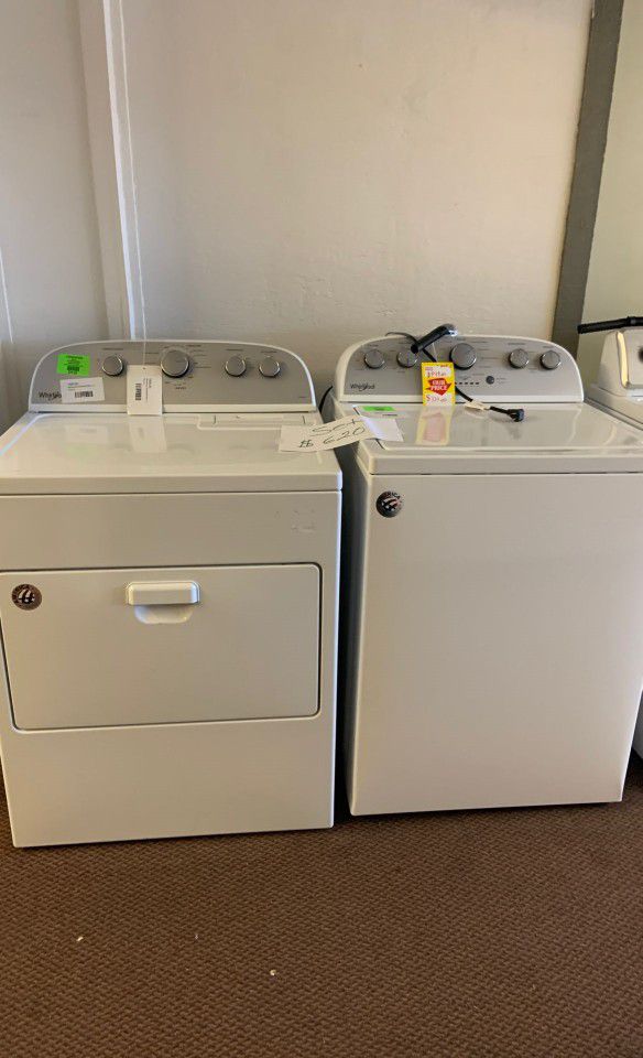 WHIRLPOOL DRYER AND WASHER WTWDW WED49STBW 🌟️
