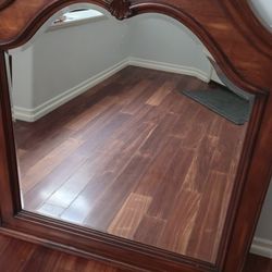 Large Solid Wood Mirror 
