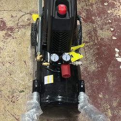 Husky 8 Gal. 150 PSI Portable Electric Oil-Free Horizontal Hotdog Air Compressor with Rubber Wheels and 1-Quick Coupler