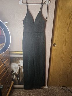 Sparkly Green Jumpsuit Size 7/8
