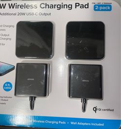Wireless charging pad 2pk
