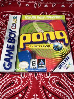 Pong For Game Boy Color