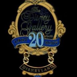 DLR The Disney Gallery 20th Anniversary LE Pin 55665