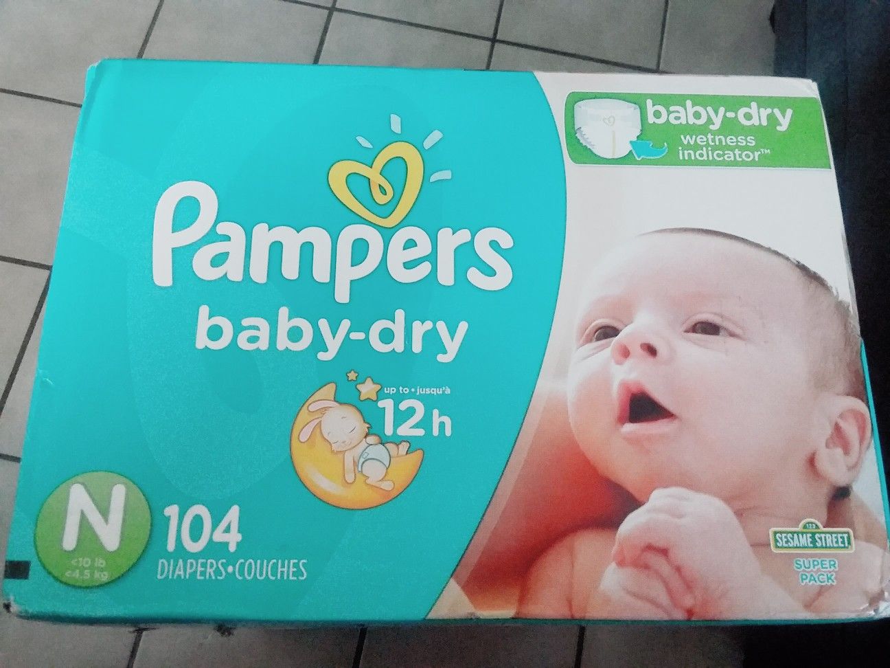 Pampers baby dry Newborn 104ct only $18 p/u/Fontana