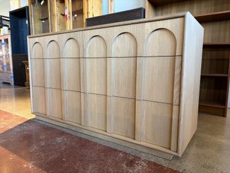 NEW! ARTICLE Prima 6-Drawer Double Dresser – White Oak