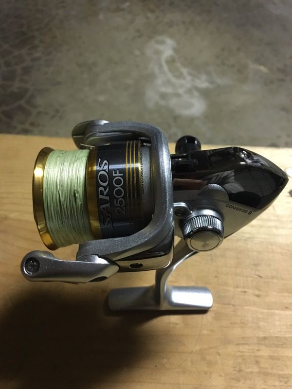 Shimano Saros 2500 F spinning reel for Sale in San Diego, CA - OfferUp