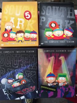 South Park DVD's for Sale $10 Each Season