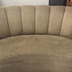 Curved loveseat!