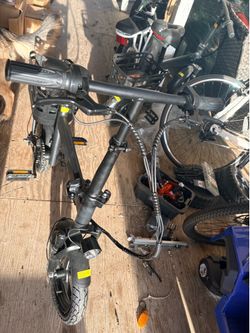 Folding Electric bike Black