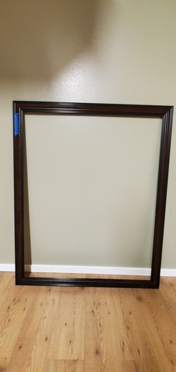 40x50in frame chestnut and black