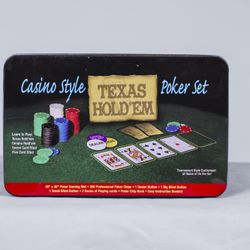 Texas Hold’em Casino Style Poker Set !