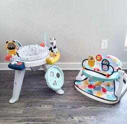 Fisher Price Activity Center & Sit-me-up