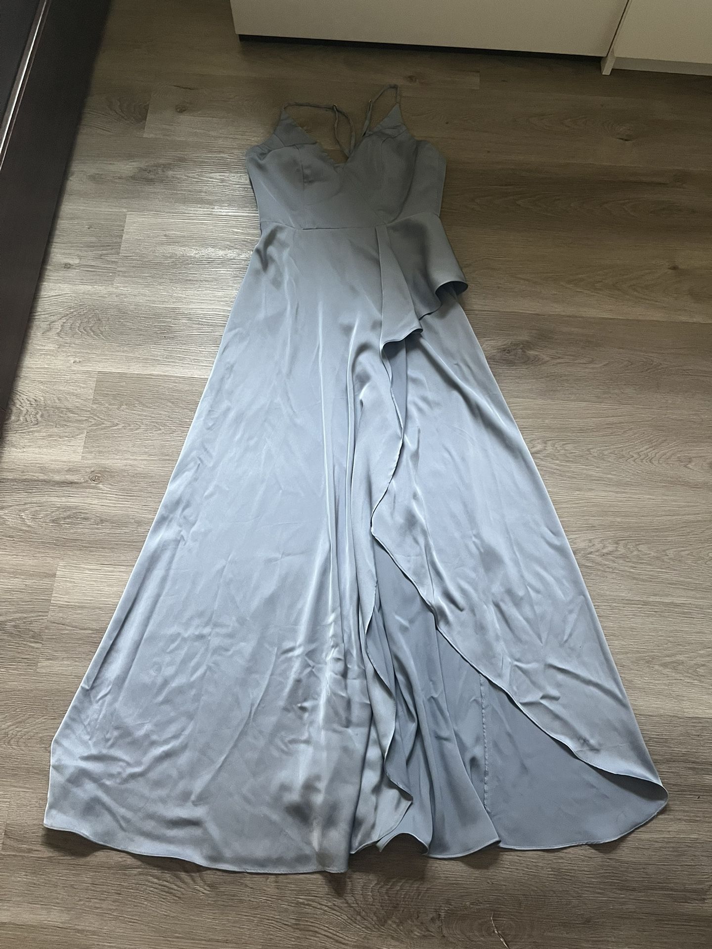 Dusty Blue Dress