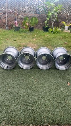Dixie Chopper Rear Wheel Tire Rim 9X10” 4-Lug Set of 4