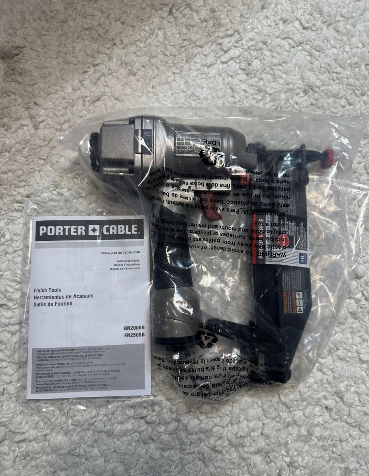 Porter 16 Gauge Pneumatic Finish Nailer