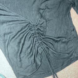 Sunday’s Best Front Crop Top – Adjustable Drawstring