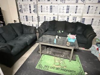 Couches and table